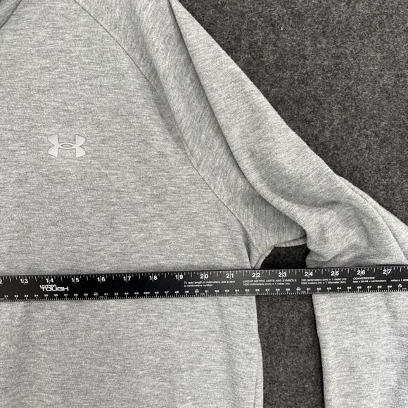 Under Armour Expanse Hoodie Men's Extra Large Gray Pullover Shirt Hooded 1382181 - Picture 5 of 9
